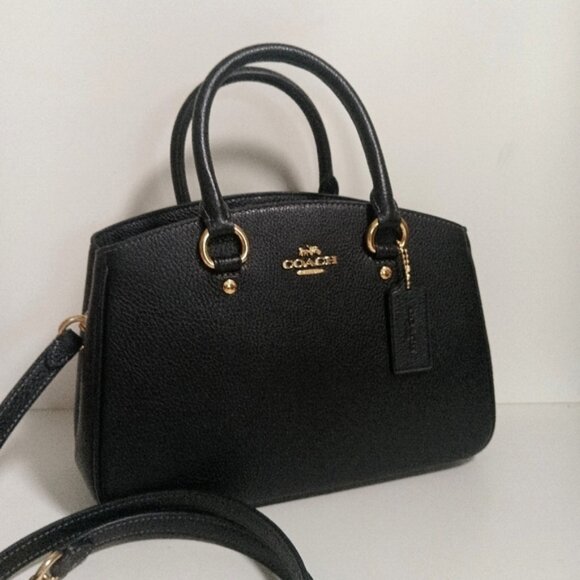 Coach Savannah Small Carryall Bag Black - Picture 1 of 4